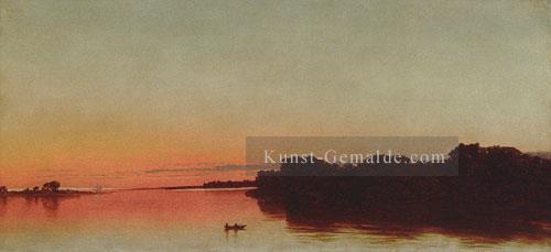 Dämmerung auf dem Ton Darien Connecticut luminism Seestück John Frederick Kensett Ölgemälde